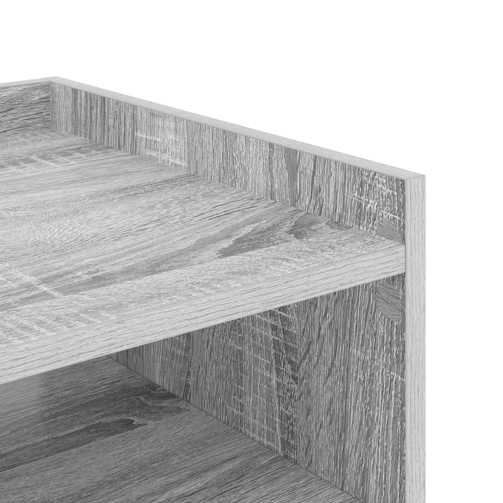 Noptiera sonoma gri 40 x 40 x 61 cm Lemn compozit — imaginea 9
