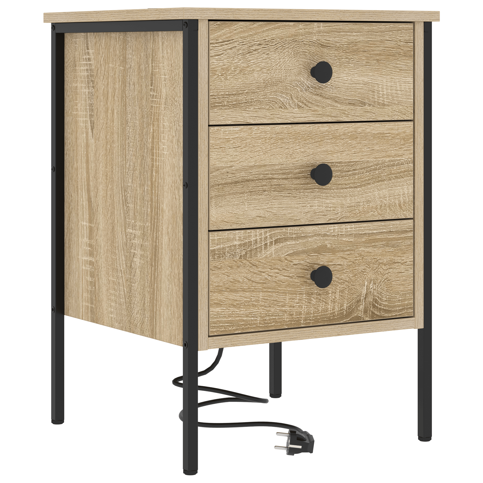 Noptiera stejar sonoma 42 x 41 x 61 cm Lemn compozit