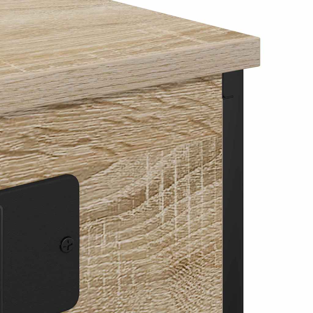 Noptiera cu sertar 2 pcs stejar sonoma 41 x 31 x 51 cm — imaginea 10
