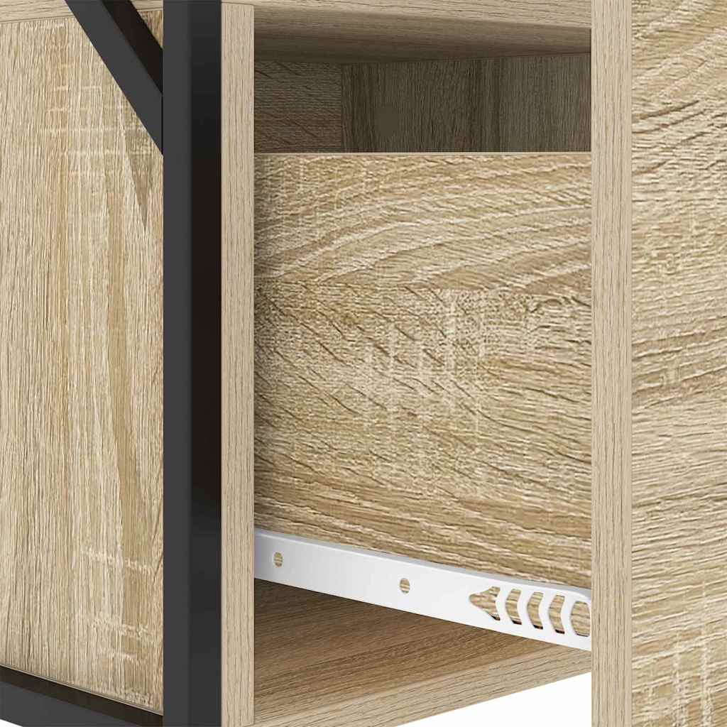 Noptiera stejar sonoma 40 x 31 x 60 cm Lemn compozit — imaginea 10