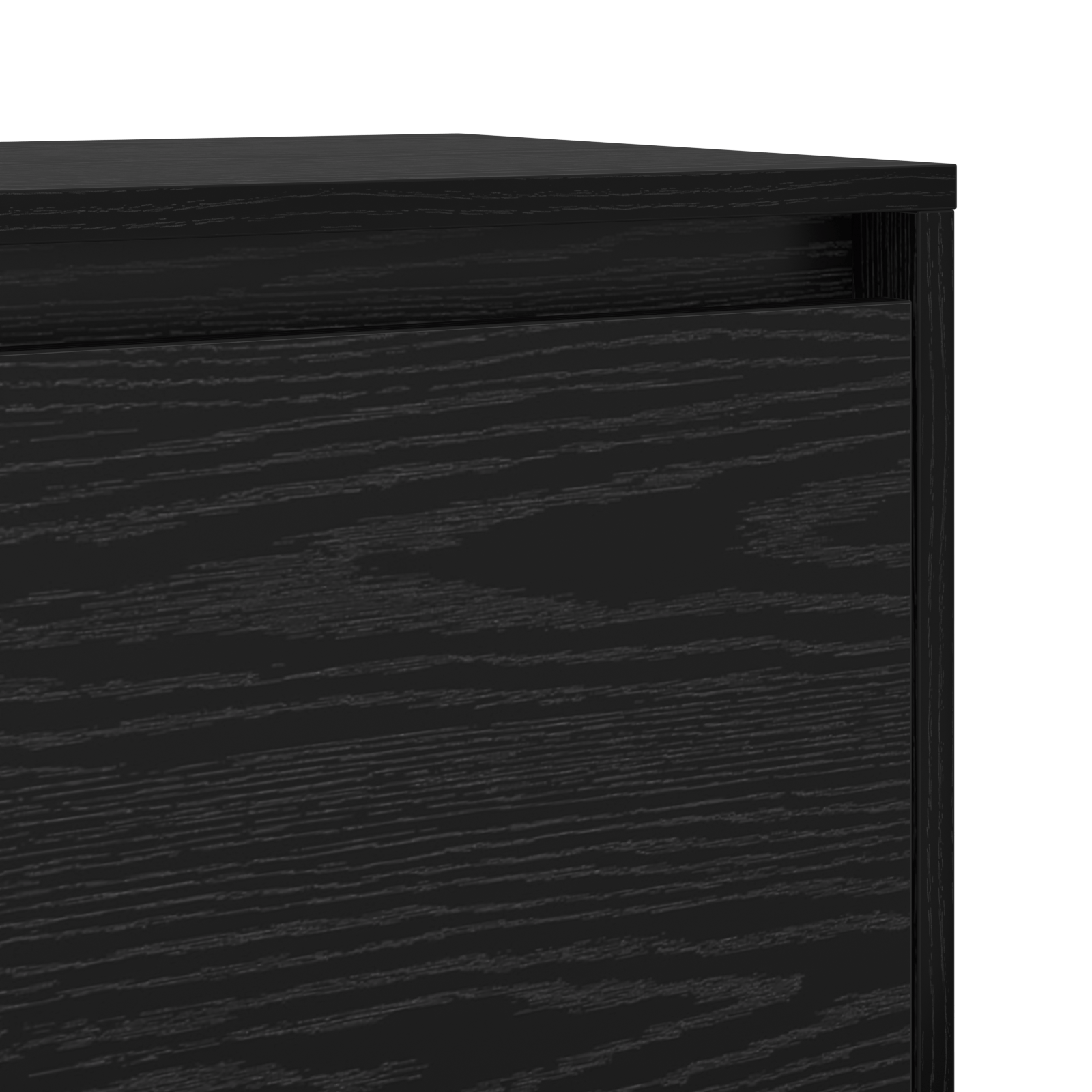 Noptiera stejar negru 45 x 34 x 44.5 cm Lemn compozit — imaginea 9