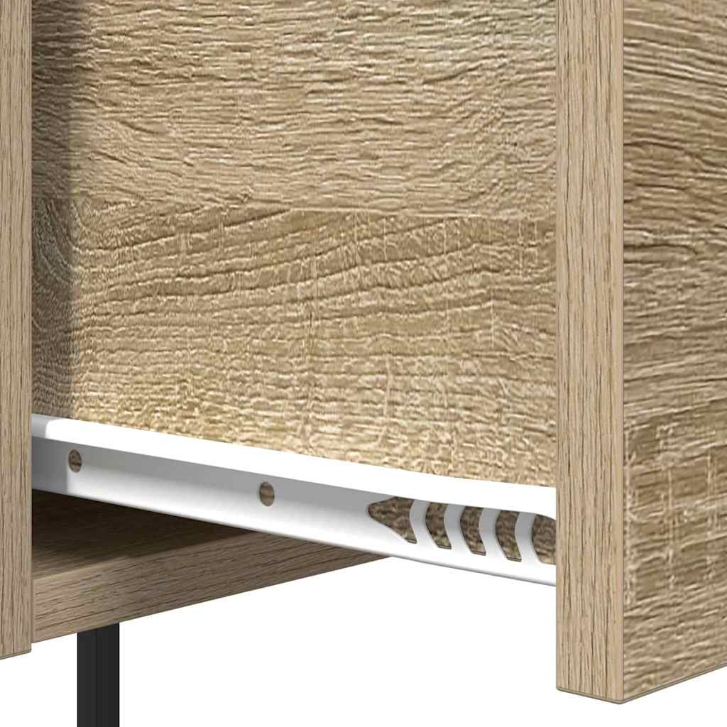 Noptiera stejar sonoma 42 x 41 x 56 cm Lemn compozit — imaginea 10