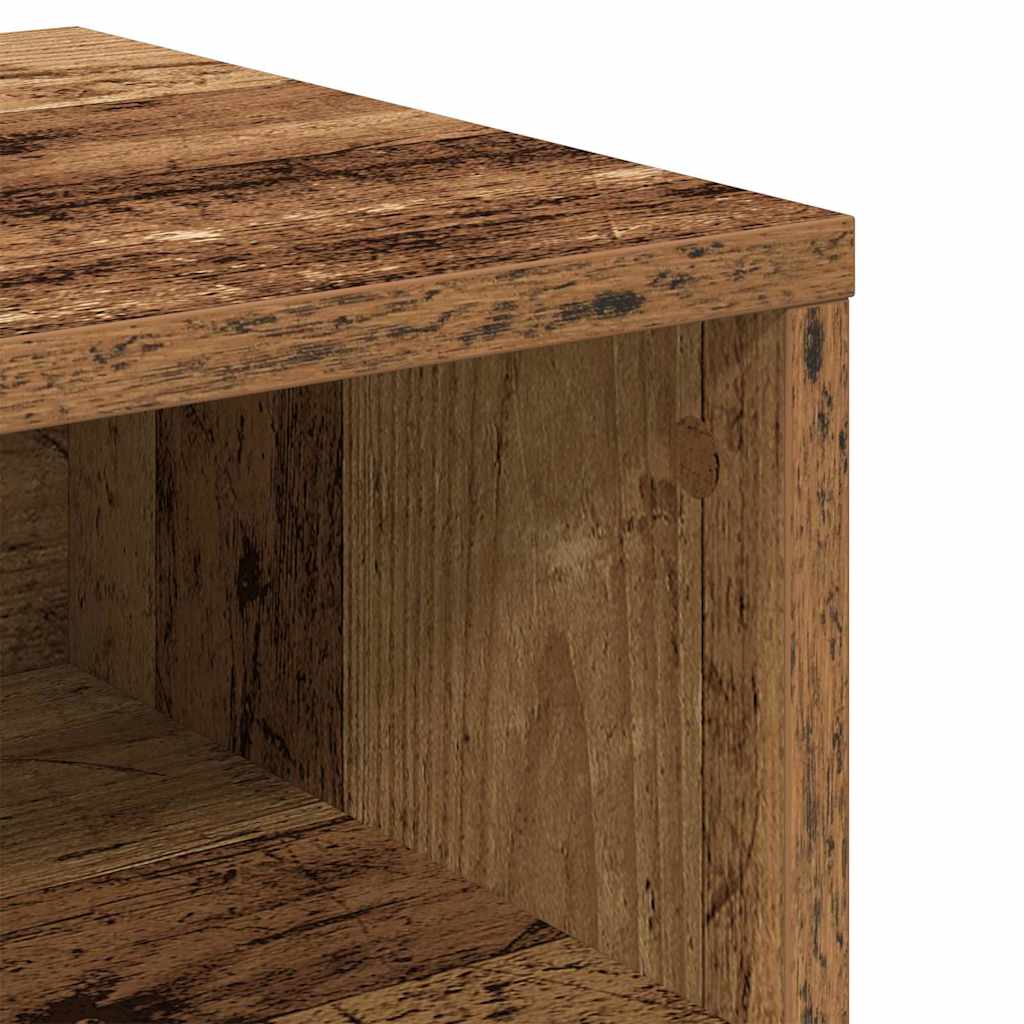 Noptiera 2 pcs Lemn vechi 40 x 30 x 30 cm Lemn compozit — imaginea 9