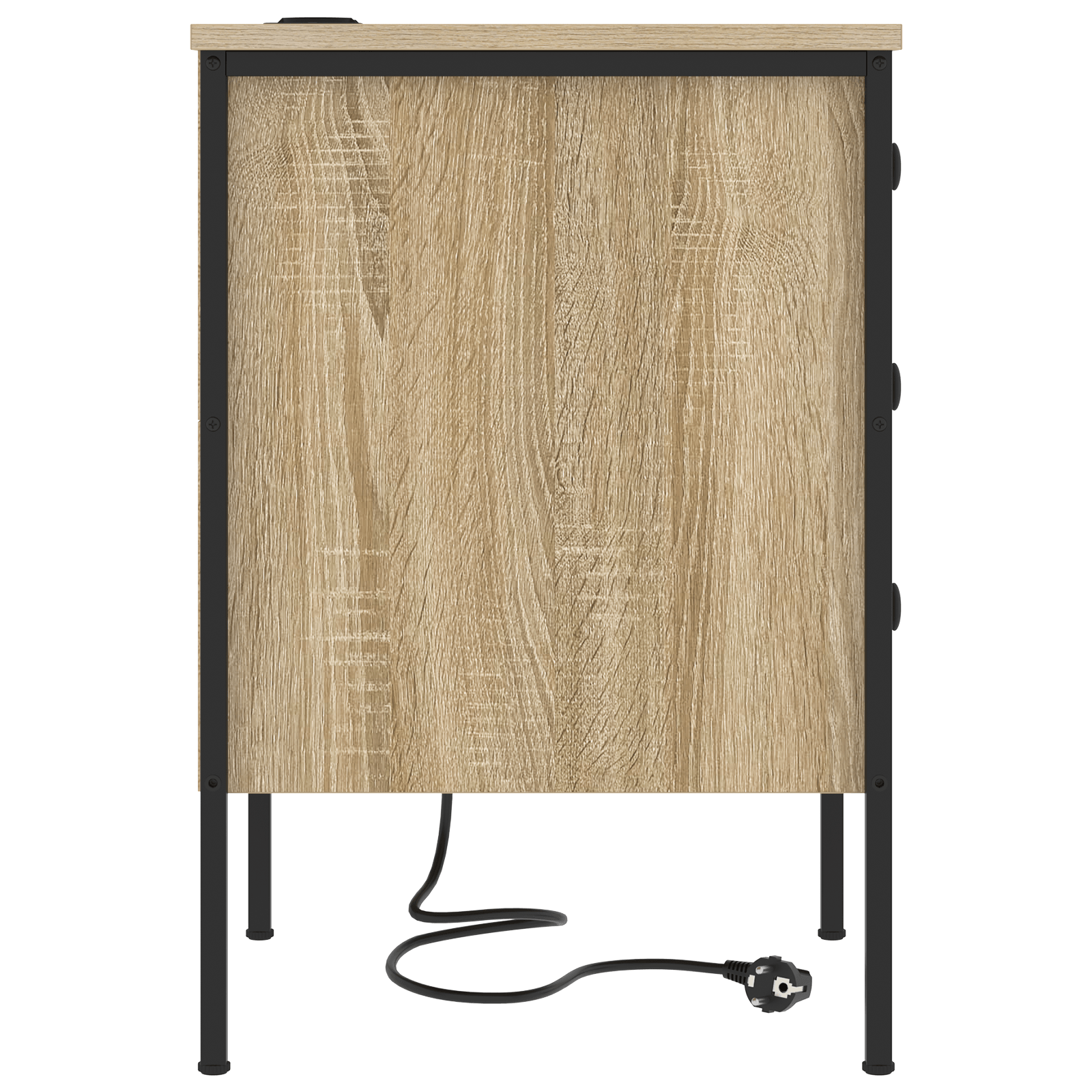 Noptiera stejar sonoma 42 x 41 x 61 cm Lemn compozit — imaginea 7