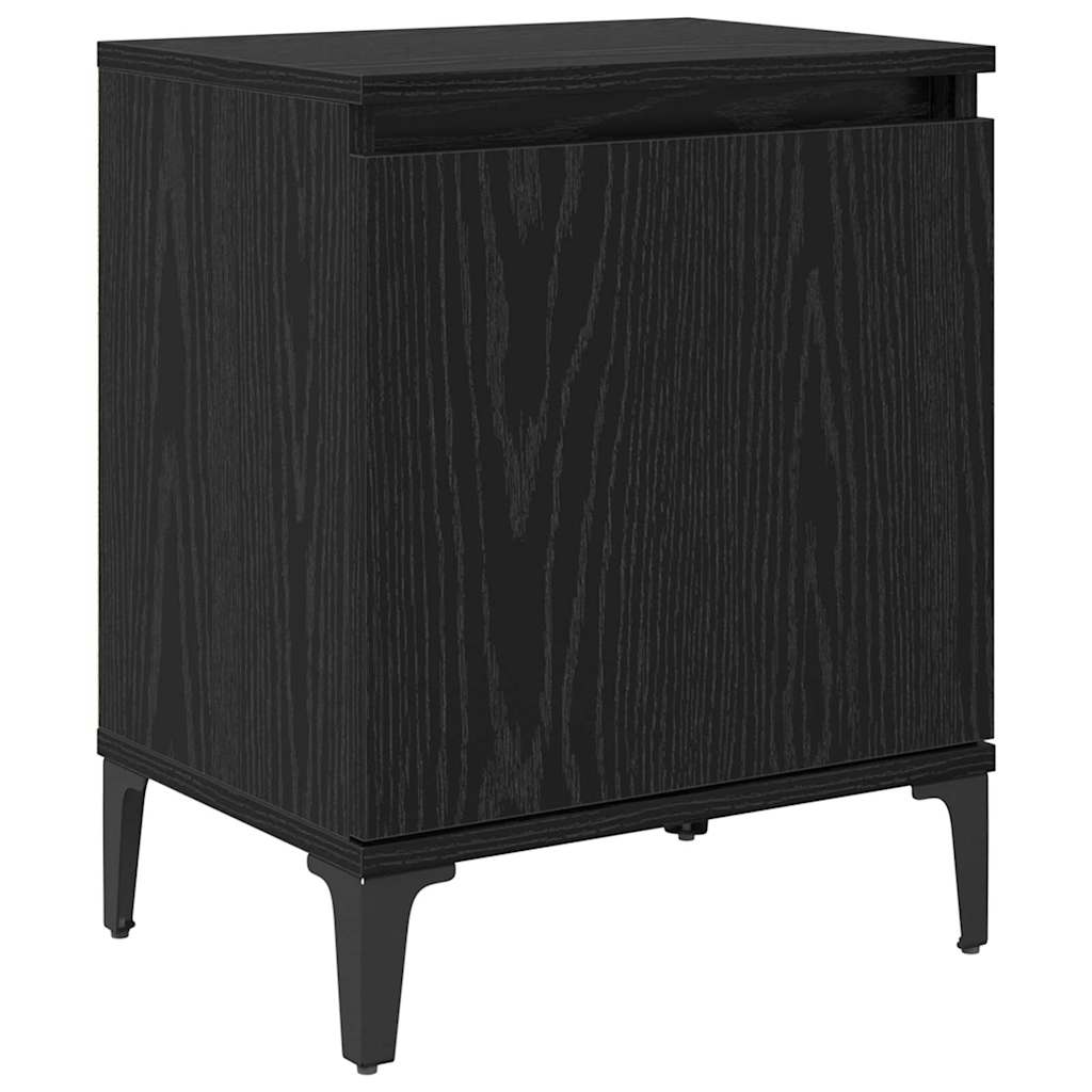 Noptiera stejar negru 40 x 30 x 50 cm Lemn compozit