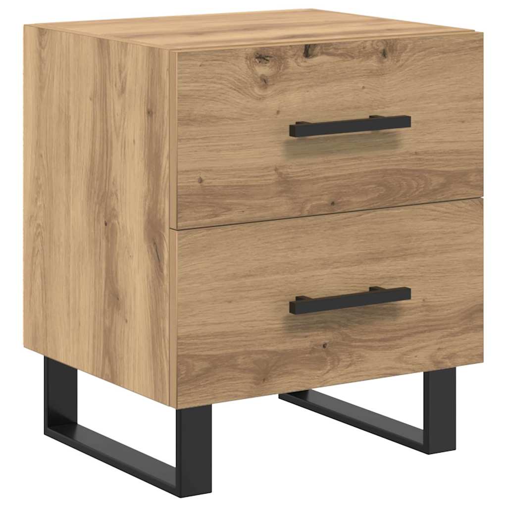 Noptiera cu sertar stejar artizanal 40 x 35 x 47.5 cm