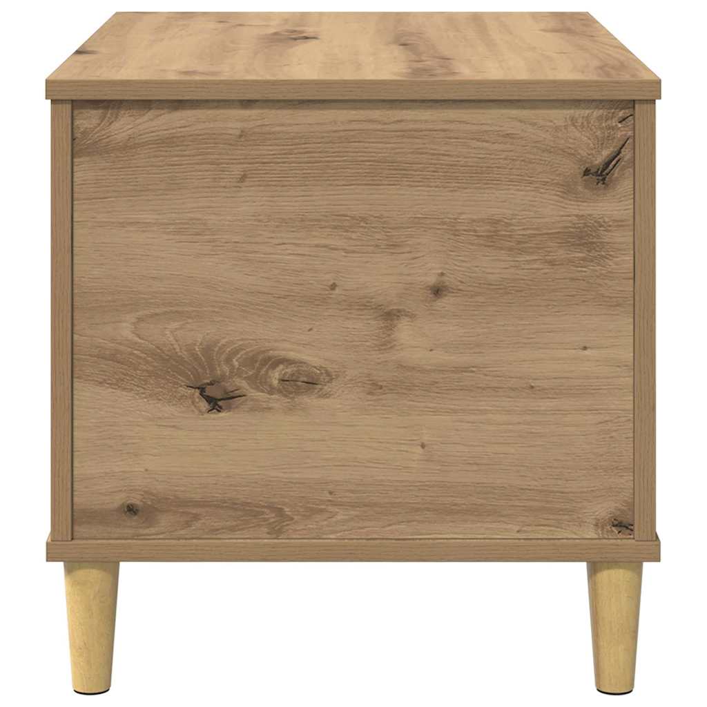 Noptiera stejar artizanal 60 x 44.5 x 45 cm — imaginea 7