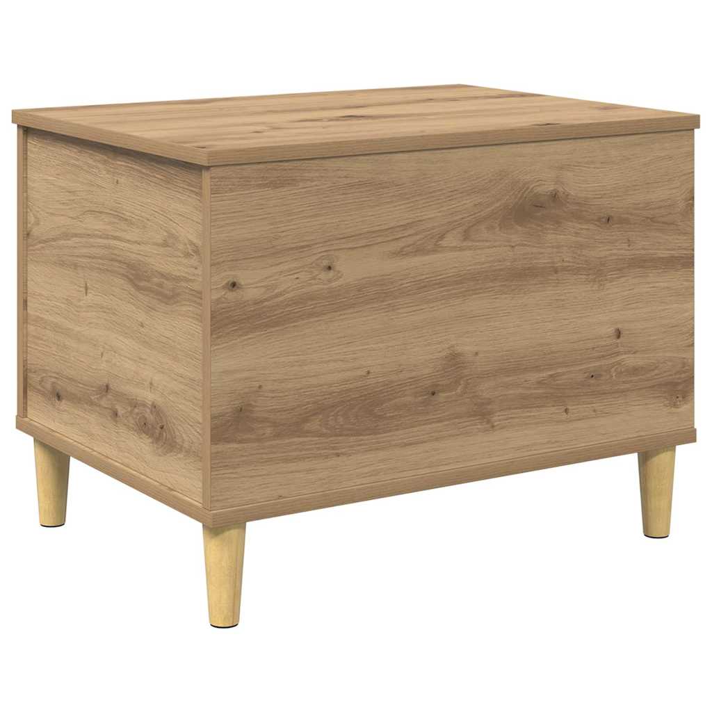 Noptiera stejar artizanal 60 x 44.5 x 45 cm — imaginea 8