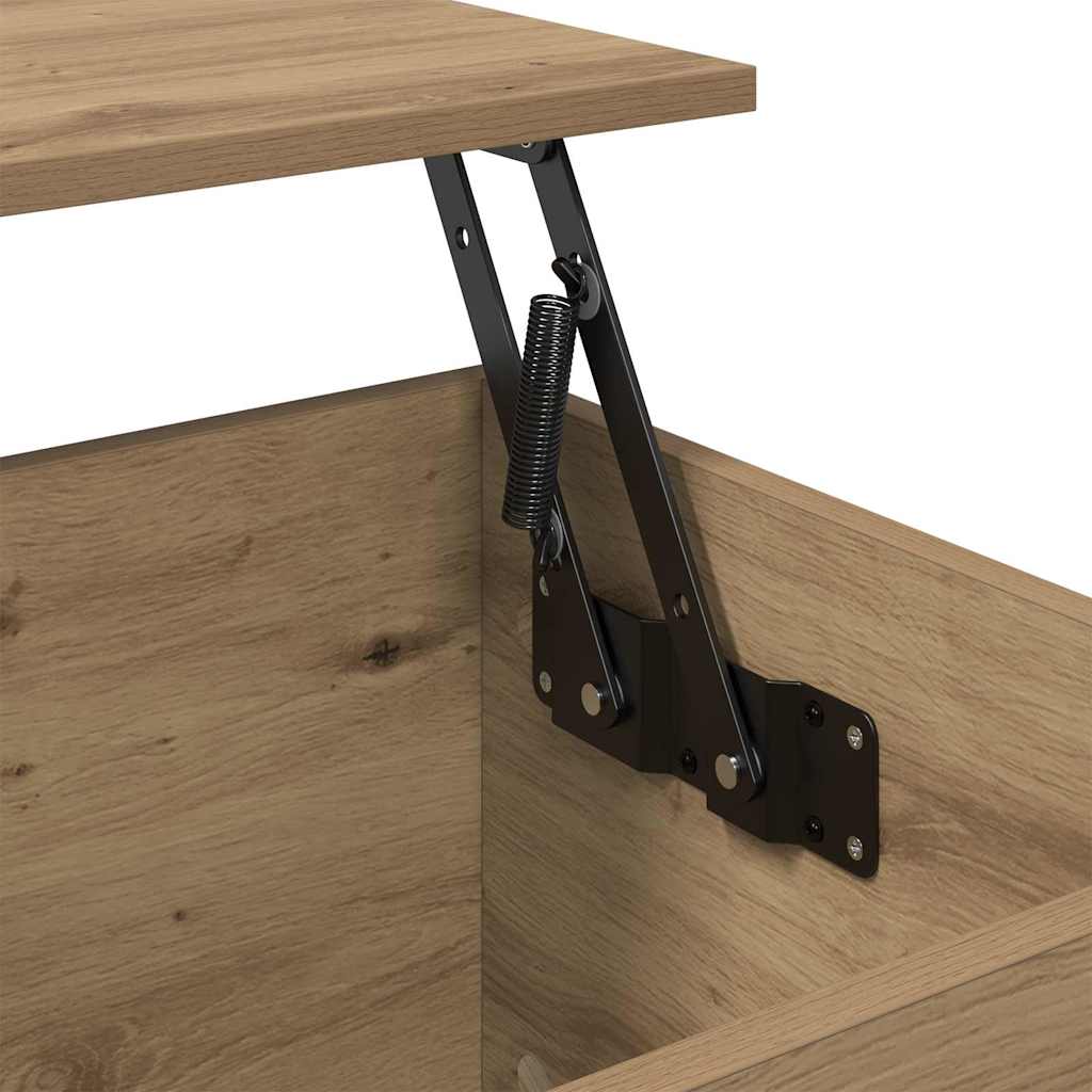 Noptiera stejar artizanal 60 x 44.5 x 45 cm — imaginea 10