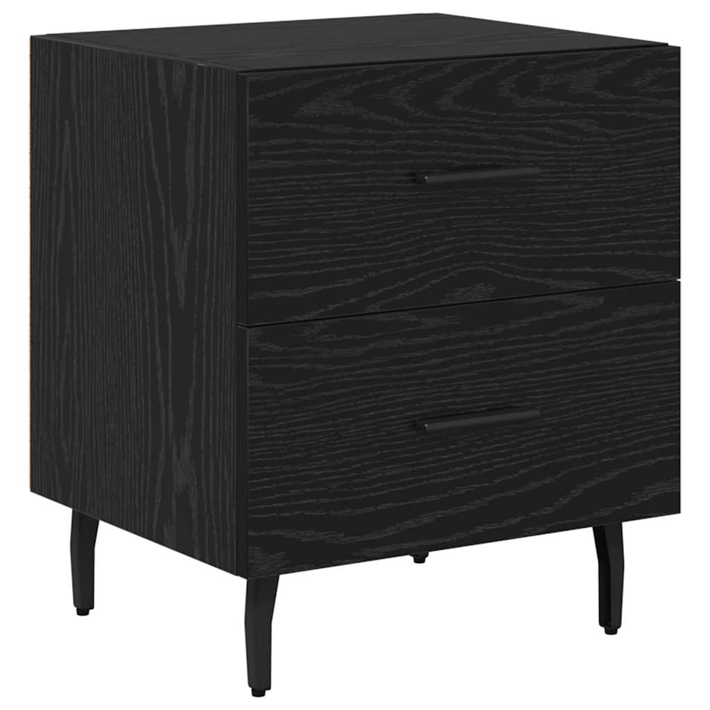 Noptiera stejar negru 40 x 35 x 47.5 cm Lemn compozit