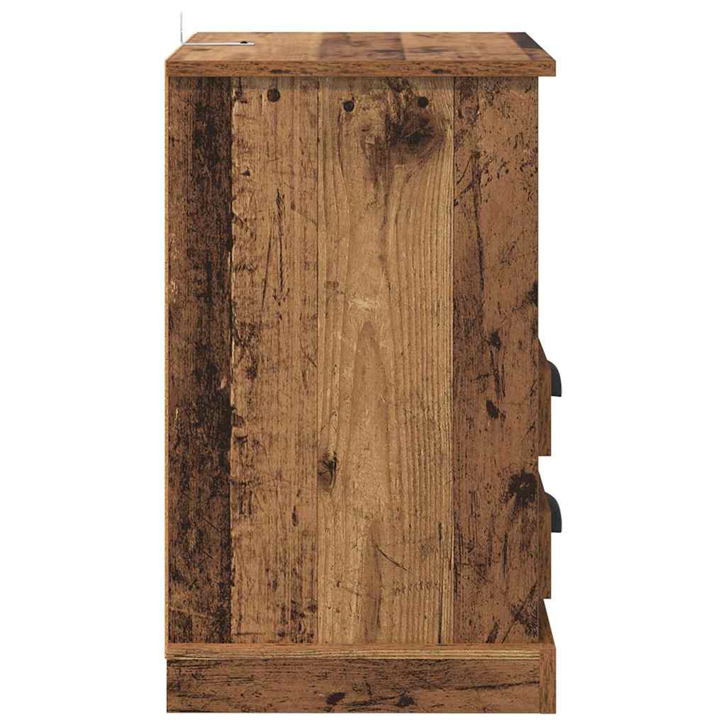 Noptiera Lemn vechi 43 x 36 x 60 cm Lemn compozit — imaginea 7