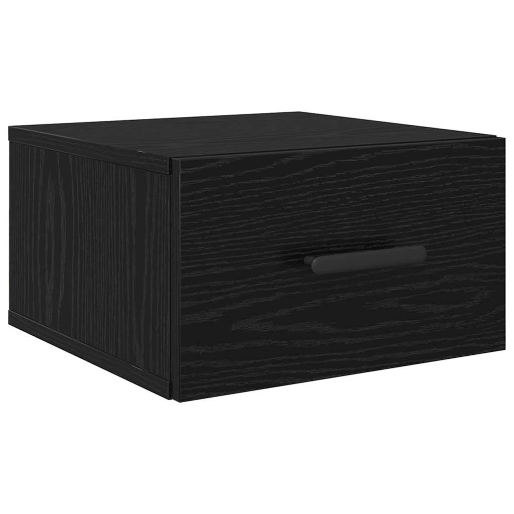 Noptiera Pe perete 2 pcs stejar negru 35 x 35 x 20 cm — imaginea 6