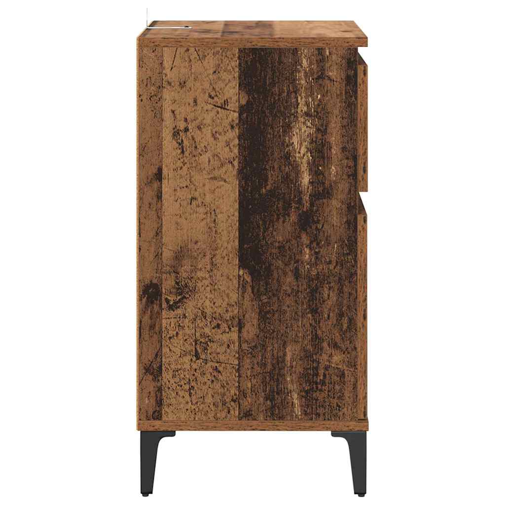 Noptiera Lemn vechi 40 x 35 x 70 cm Lemn compozit — imaginea 7