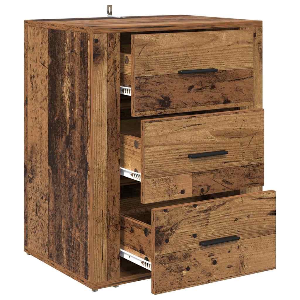 Noptiera Lemn vechi 50 x 36 x 60 cm Lemn compozit — imaginea 5