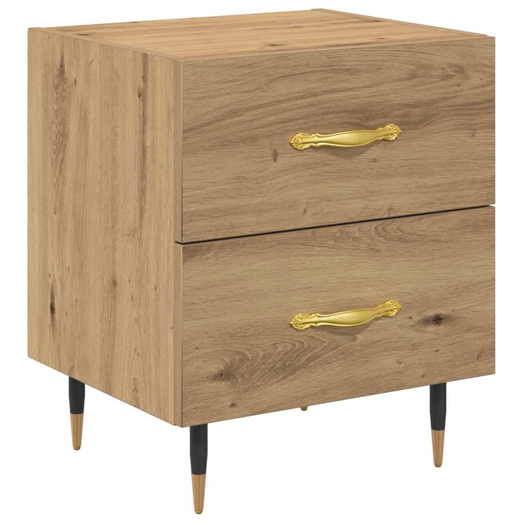 Noptiera cu sertar stejar artizanal 40 x 35 x 47.5 cm