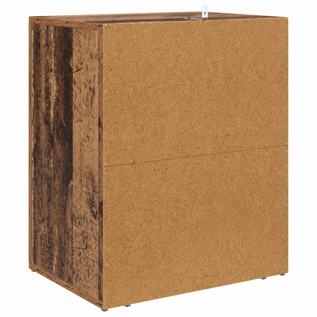 Noptiera Lemn vechi 50 x 36 x 60 cm Lemn compozit — imaginea 8