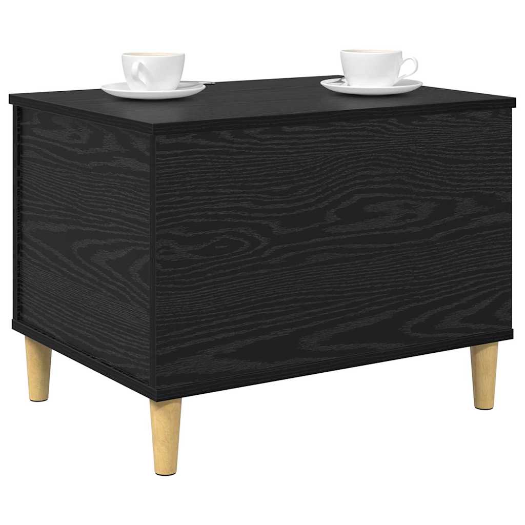 Noptiera stejar negru 60 x 44.5 x 45 cm Lemn compozit — imaginea 3