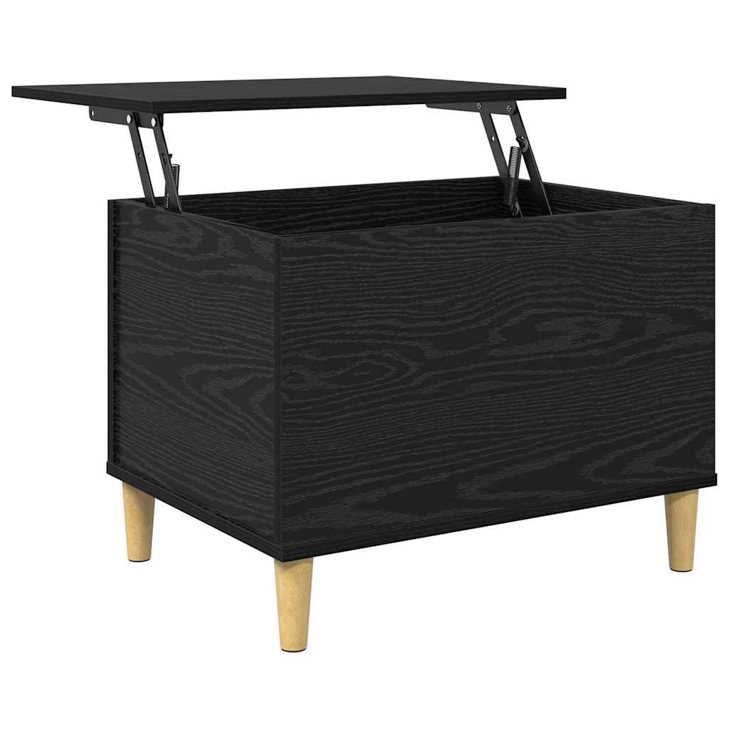 Noptiera stejar negru 60 x 44.5 x 45 cm Lemn compozit — imaginea 5