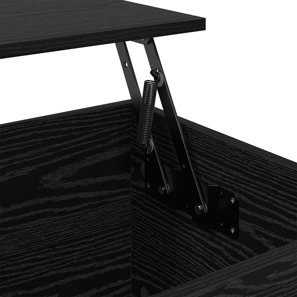 Noptiera stejar negru 60 x 44.5 x 45 cm Lemn compozit — imaginea 10
