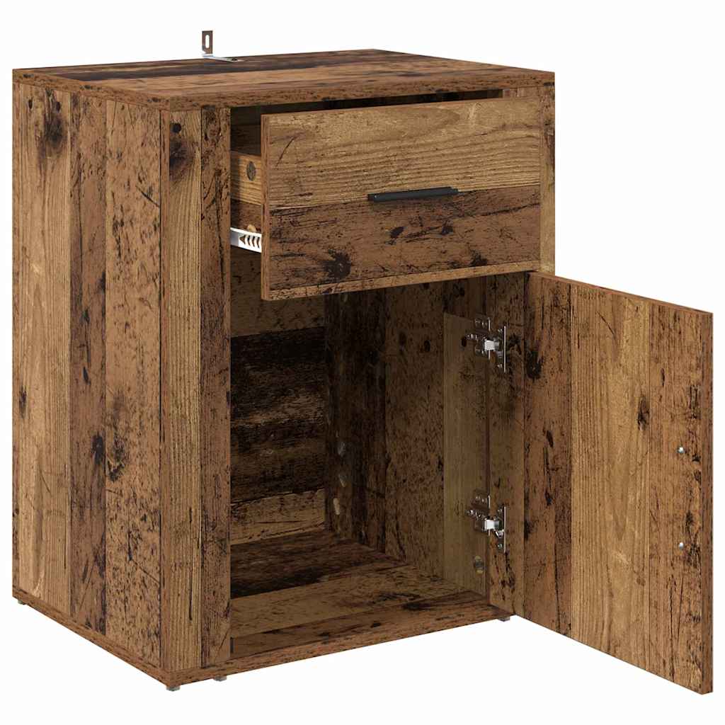 Noptiera Lemn vechi 50 x 36 x 60 cm Lemn compozit — imaginea 5
