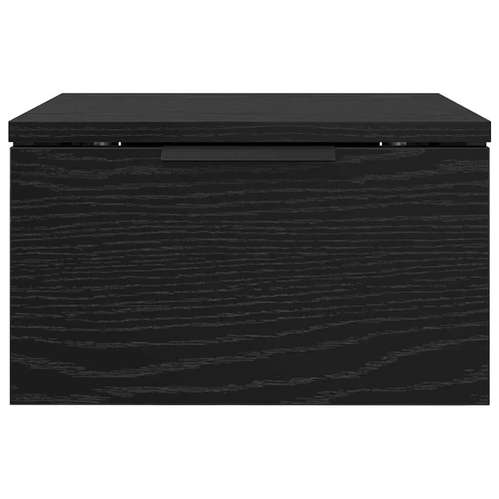 Noptiera stejar negru 34 x 30 x 20 cm Lemn compozit — imaginea 6