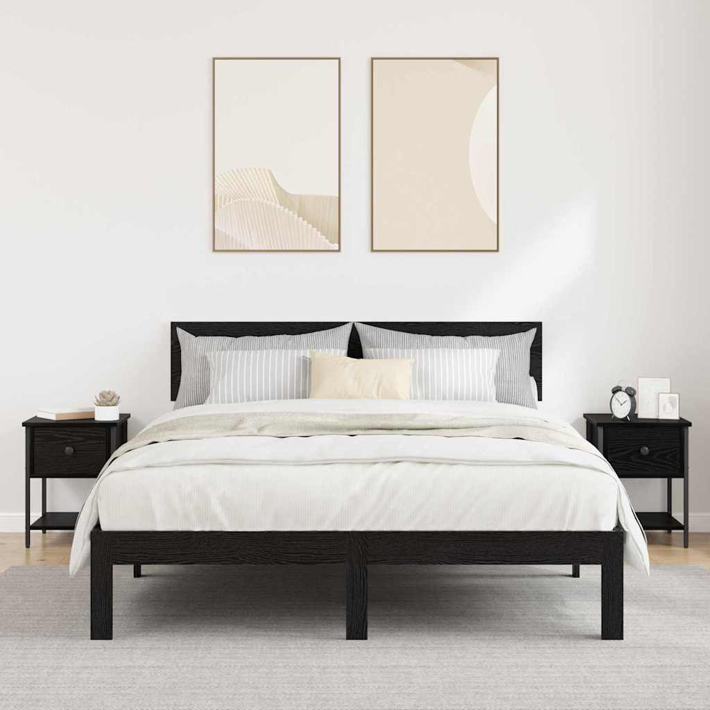 Noptiera 2 pcs Lemn vechi 35 x 35 x 20 cm Lemn compozit — imaginea 4