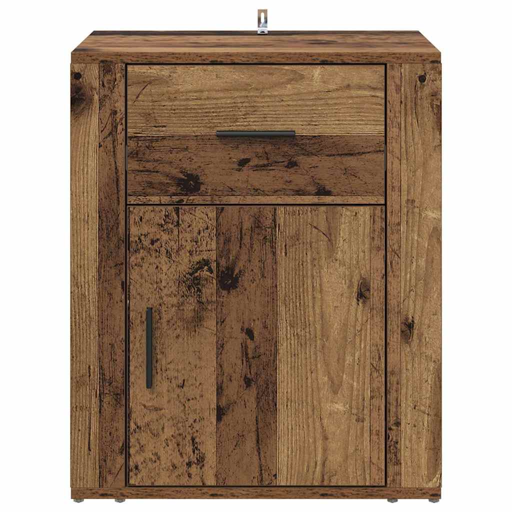 Noptiera Lemn vechi 50 x 36 x 60 cm Lemn compozit — imaginea 6