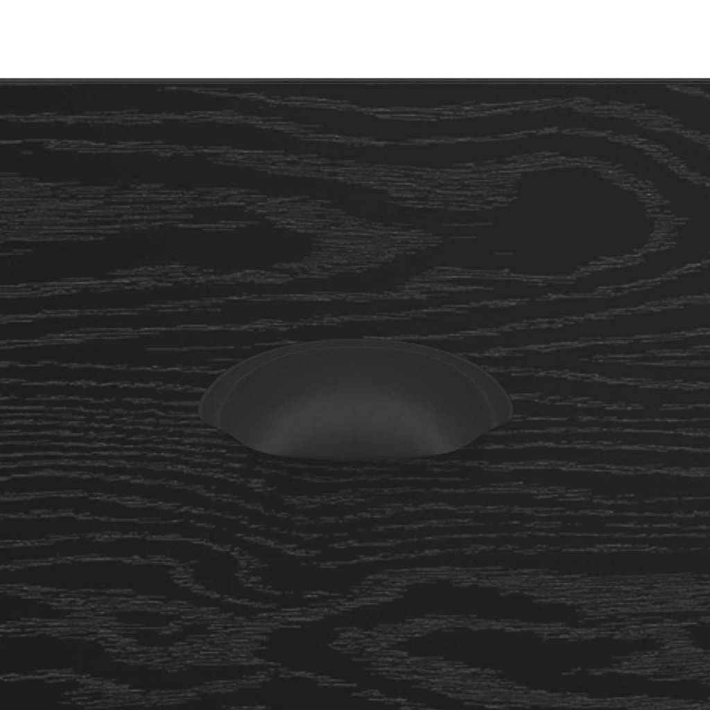 Noptiera stejar negru 43 x 36 x 60 cm Lemn compozit — imaginea 10