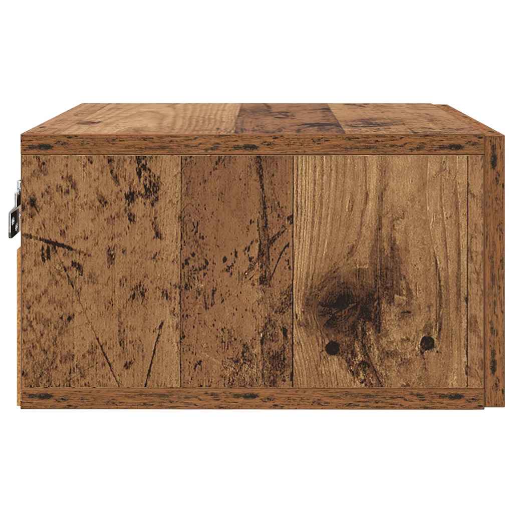 Noptiera Lemn vechi 35 x 35 x 20 cm Lemn compozit — imaginea 7