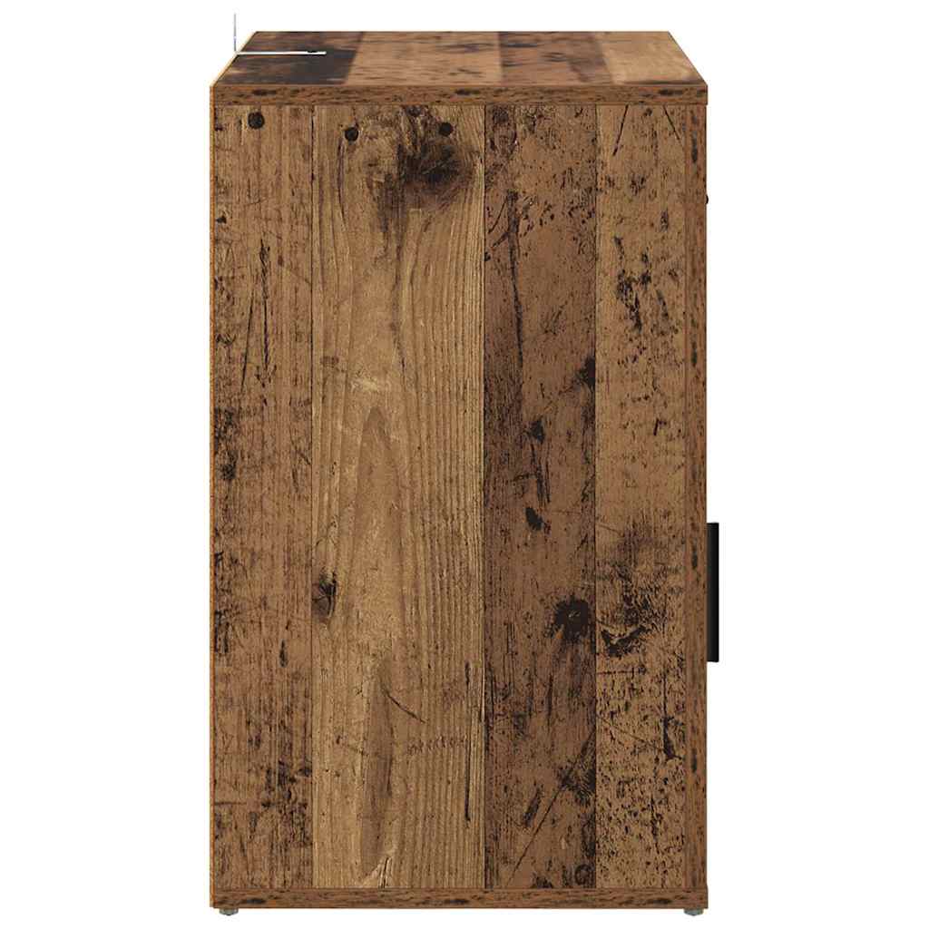 Noptiera Lemn vechi 50 x 36 x 60 cm Lemn compozit — imaginea 7