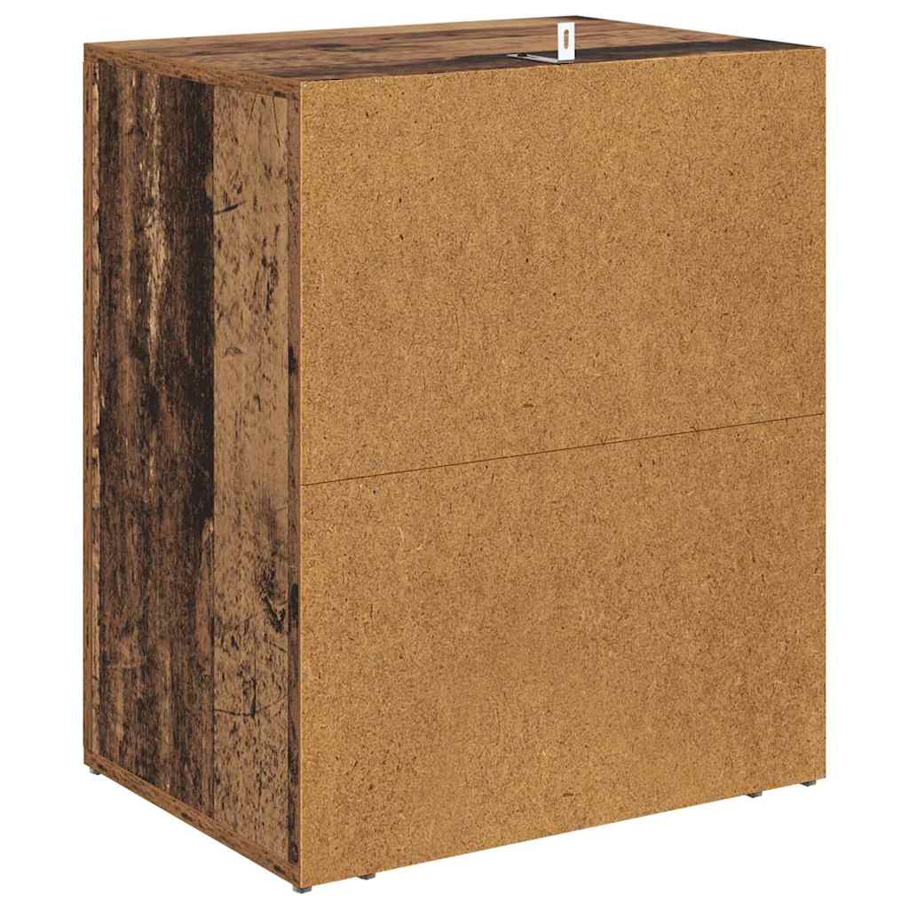 Noptiera Lemn vechi 50 x 36 x 60 cm Lemn compozit — imaginea 8