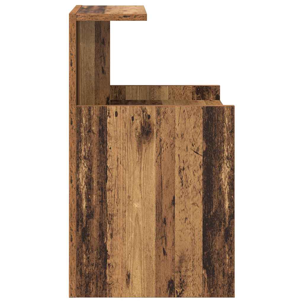 Noptiera Lemn vechi 40 x 35 x 60 cm PAL — imaginea 5