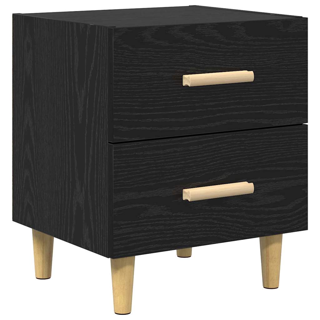 Noptiera Stejar negru 40 x 35 x 47.5 cm Lemn compozit — imaginea 2
