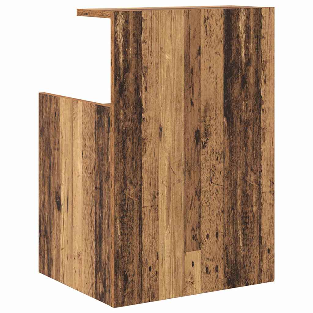 Noptiera Lemn vechi 40 x 35 x 60 cm PAL — imaginea 6