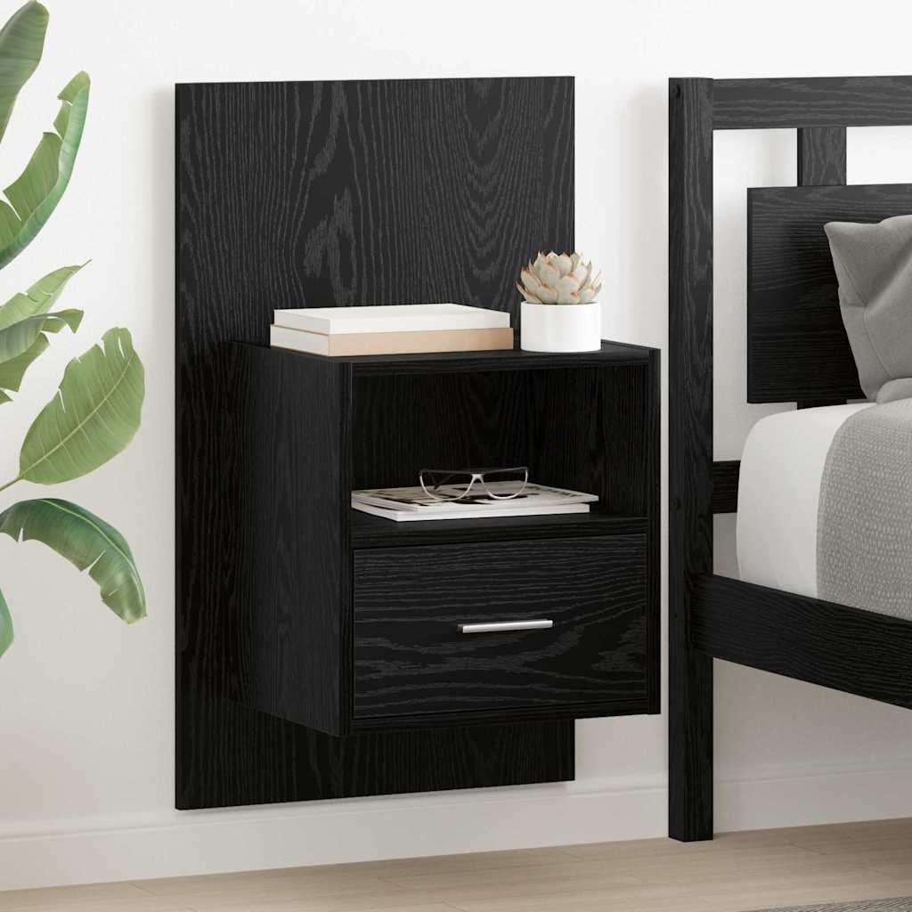 Noptiera cu sertar 2 pcs Stejar negru 48.5 x 32.5 x 80 cm — imaginea 3