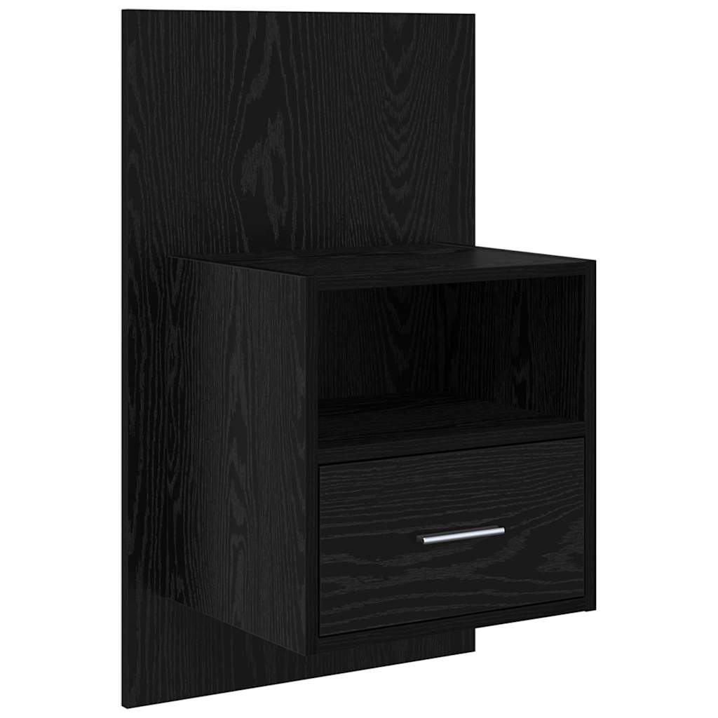 Noptiera cu sertar 2 pcs Stejar negru 48.5 x 32.5 x 80 cm — imaginea 6