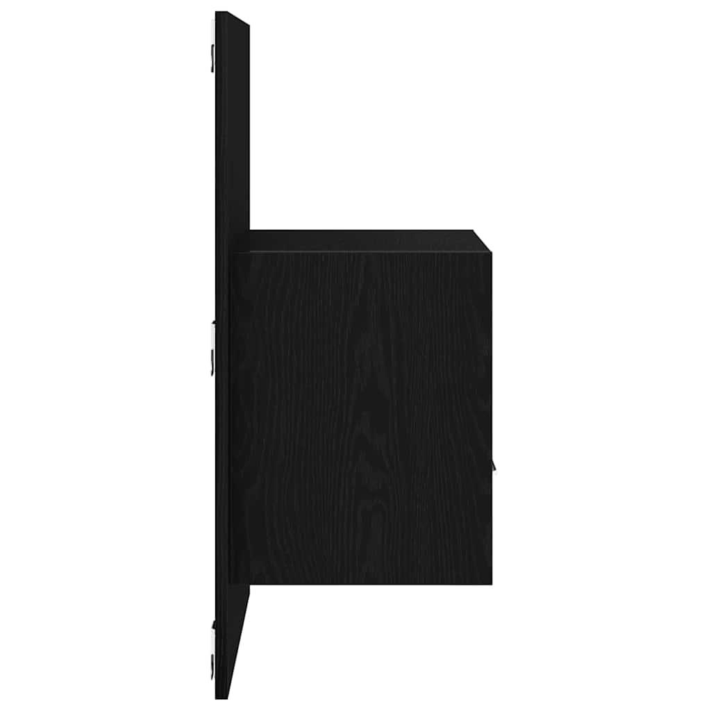 Noptiera cu sertar 2 pcs Stejar negru 48.5 x 32.5 x 80 cm — imaginea 8