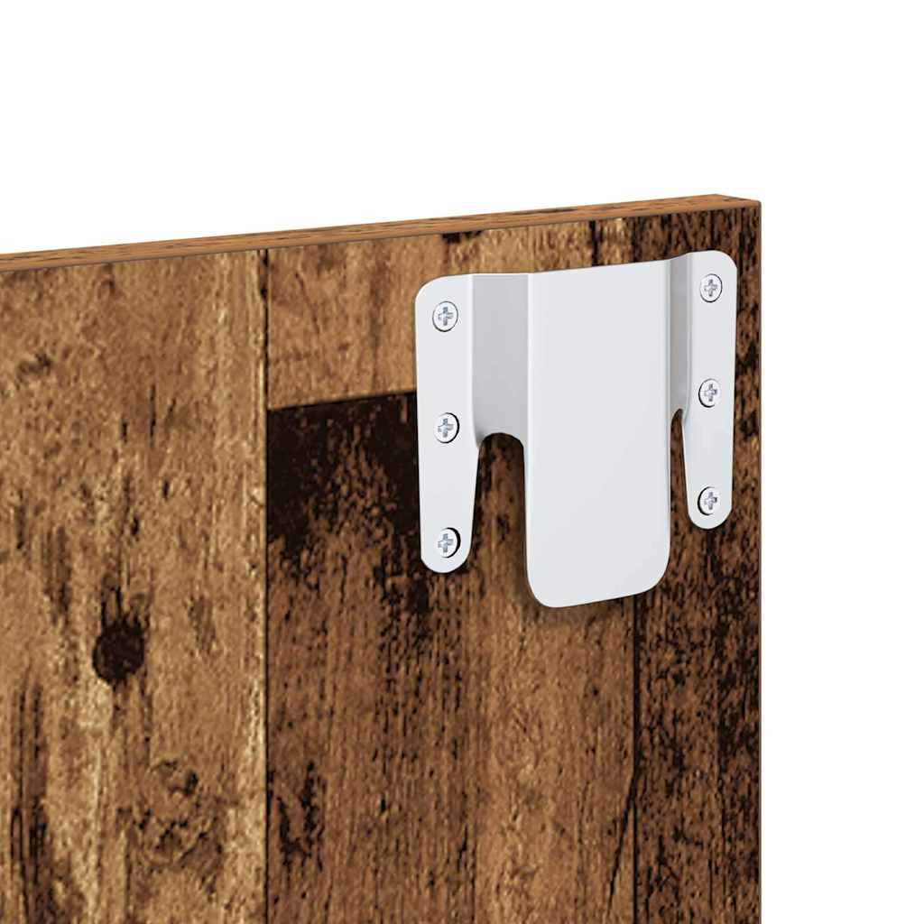 Noptiera 2 pcs Lemn vechi 48.5 x 32.5 x 80 cm Lemn compozit — imaginea 10