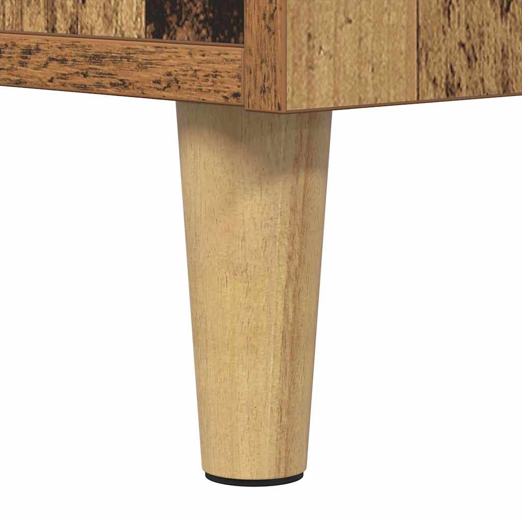 Noptiera 2 pcs Lemn vechi 40 x 35 x 47.5 cm Lemn compozit — imaginea 11