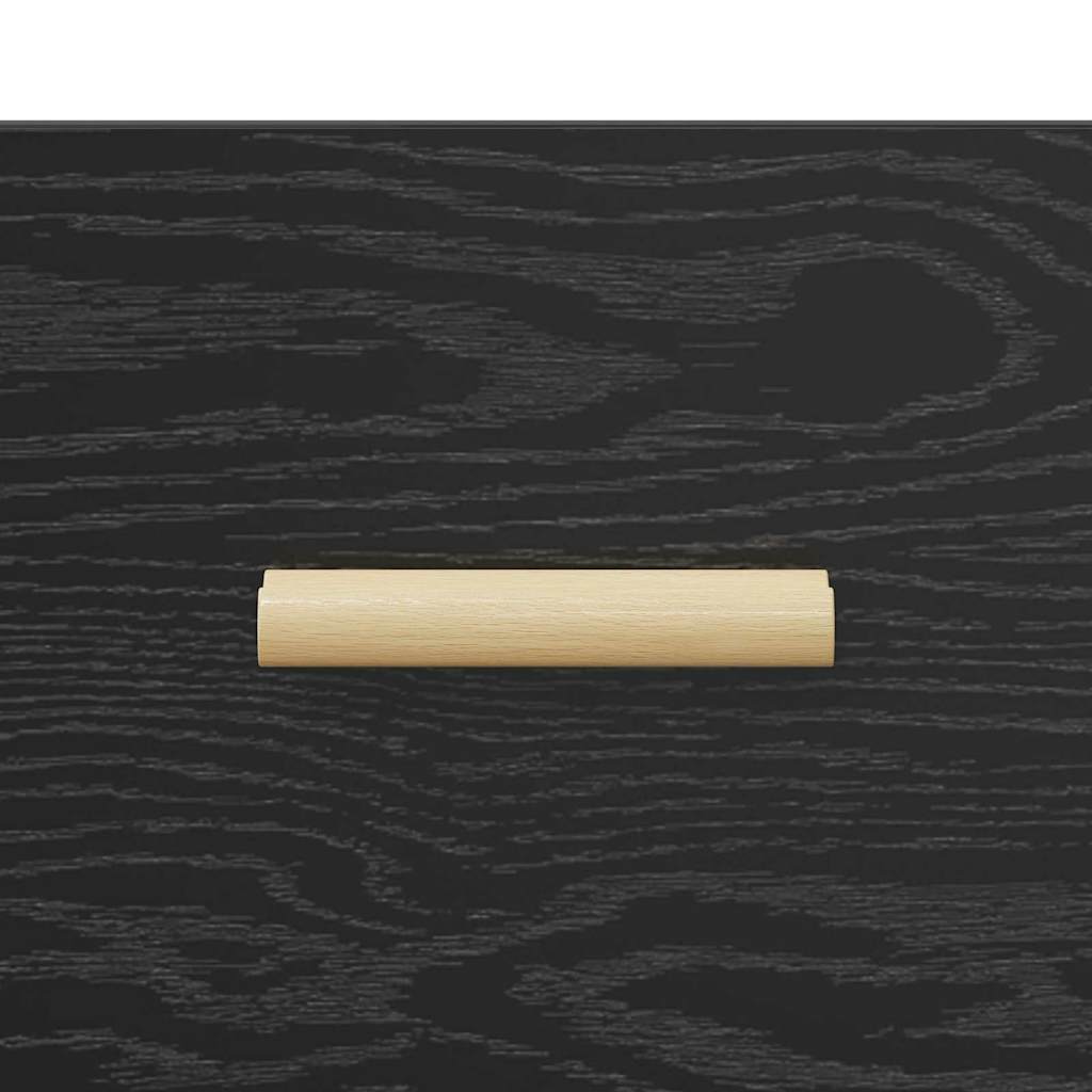 Noptiera Stejar negru 40 x 35 x 47.5 cm Lemn compozit — imaginea 11