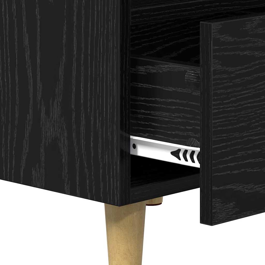 Noptiera 2 pcs Stejar negru 40 x 35 x 47.5 cm Lemn compozit — imaginea 10