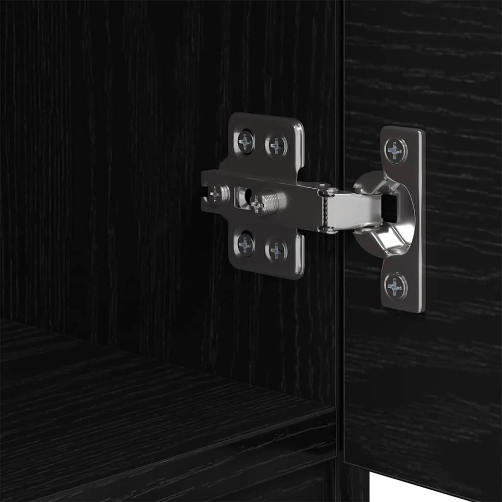 Noptiera 2 pcs Stejar negru 40 x 39 x 40 cm Lemn compozit — imaginea 10