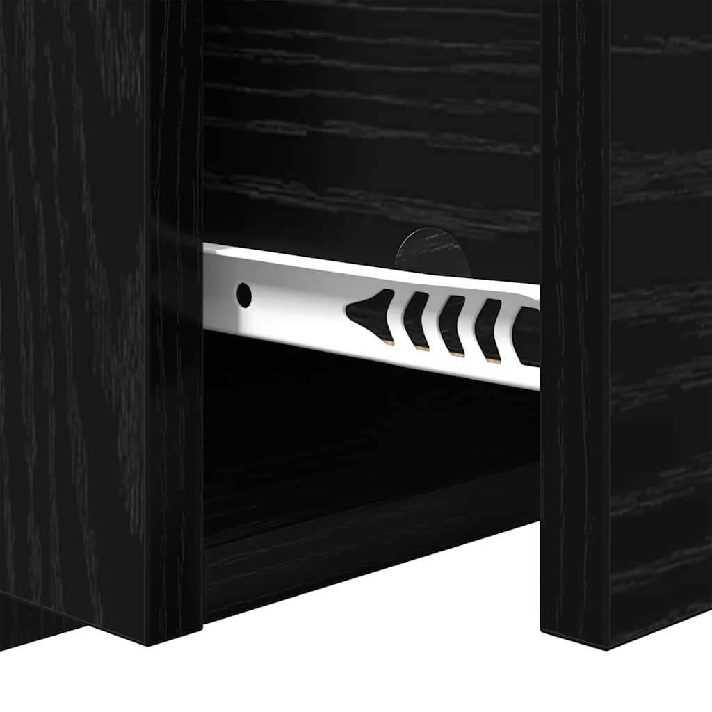 Noptiera cu sertar 2 pcs Stejar negru 48.5 x 32.5 x 80 cm — imaginea 11