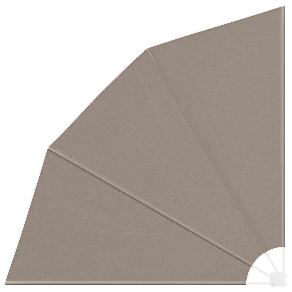 Panou de intimitate pentru balcon Manual Gri taupe 210 x 210 cm
