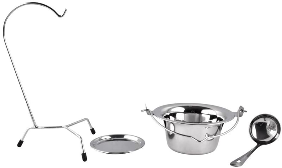 Set 3 piese din otel inoxidabil pentru servire ceaun, 800ml