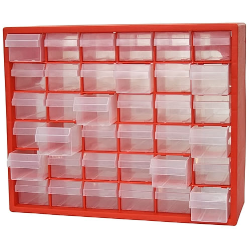 Organizator cu 36 sertare transparente 405x305x65 mm — imaginea 2