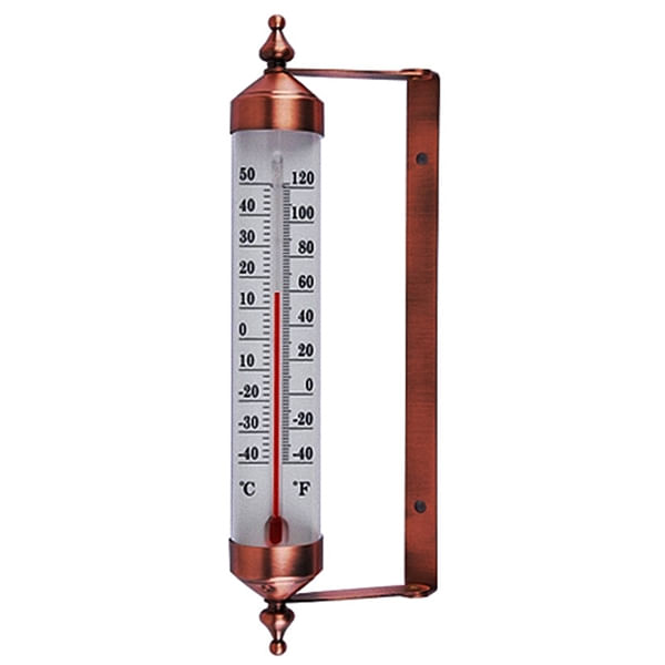 Termometru metal RS 24 cm pentru interior/exterior -40ﾰ C + 50ﾰ C