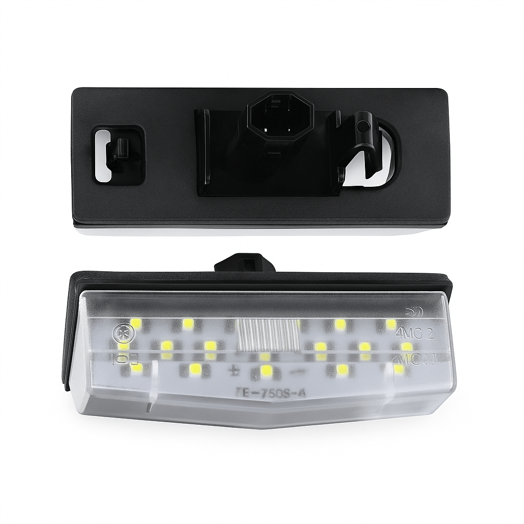 Lampi LED Numar Inmatriculare 6500K Canbus Toyota Prius RAV4 C-HR Matrix Venza Lexus CT RX NX IS Scion tC Lumina Alba - imagine 4