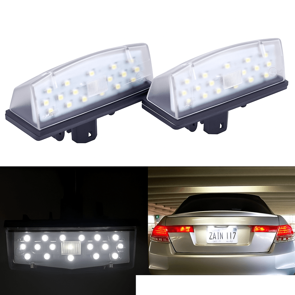 Lampi LED Numar Inmatriculare 6500K Canbus Toyota Prius RAV4 C-HR Matrix Venza Lexus CT RX NX IS Scion tC Lumina Alba - imagine 11