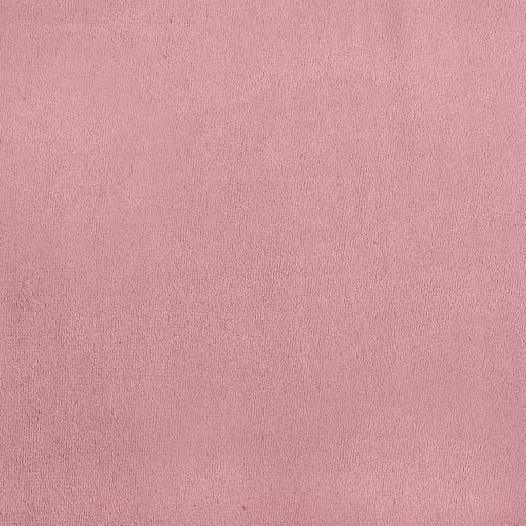 Fotoliu, roz, 62x79x79 cm, catifea — imaginea 7